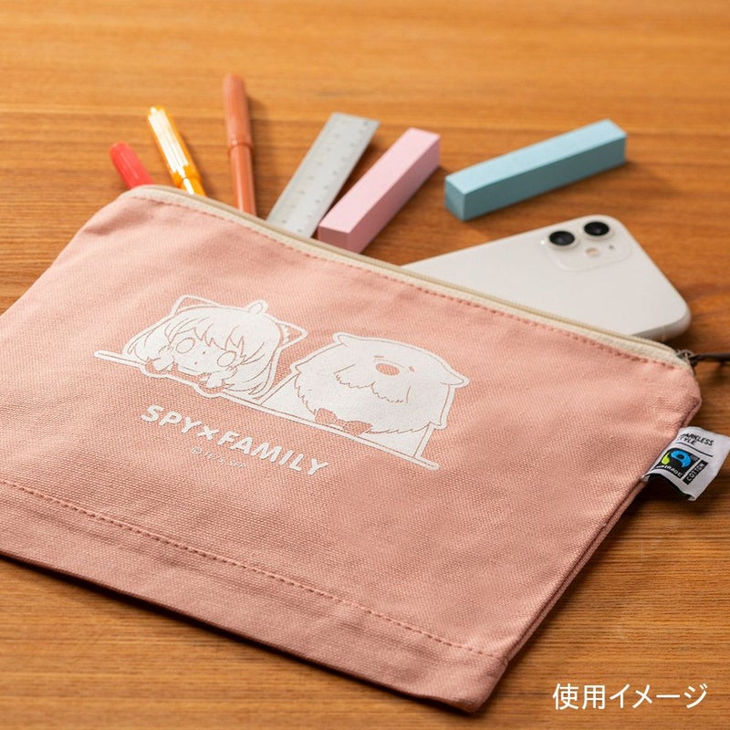 『SPY×FAMILY』フェアトレードコットンフラットポーチ3
