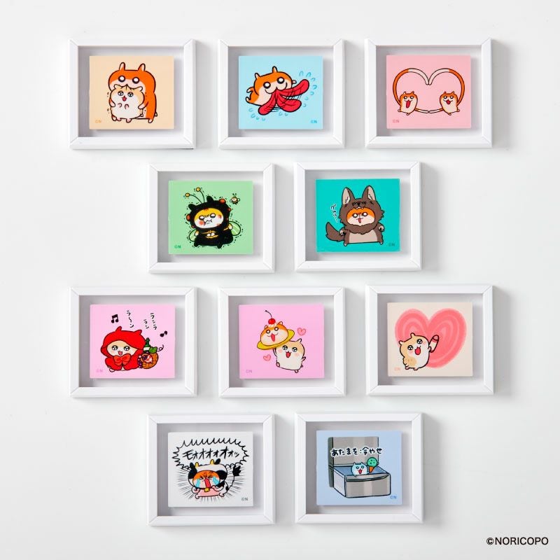 『クソハムちゃん』フレームマグネットコレクション（全10種／コンプリートセット）1
