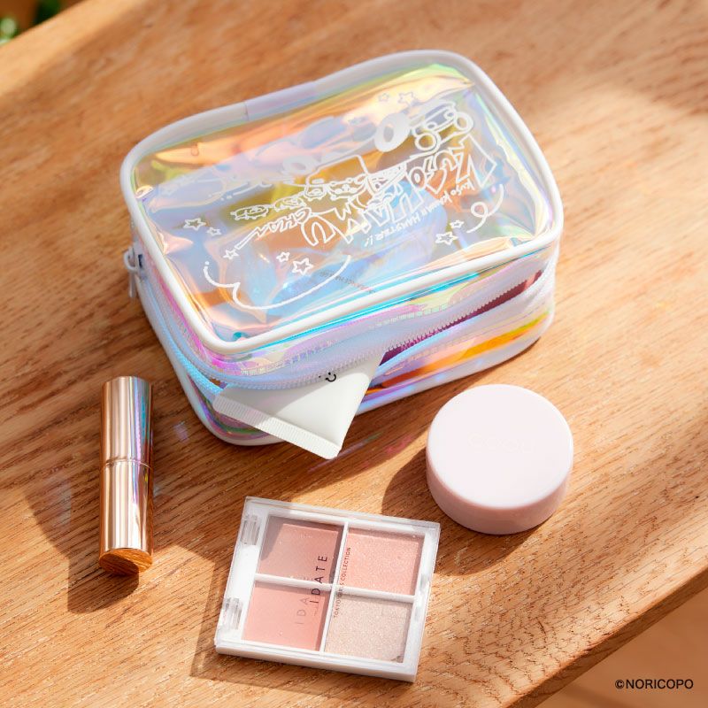 『クソハムちゃん』オーロラビニールポーチ4