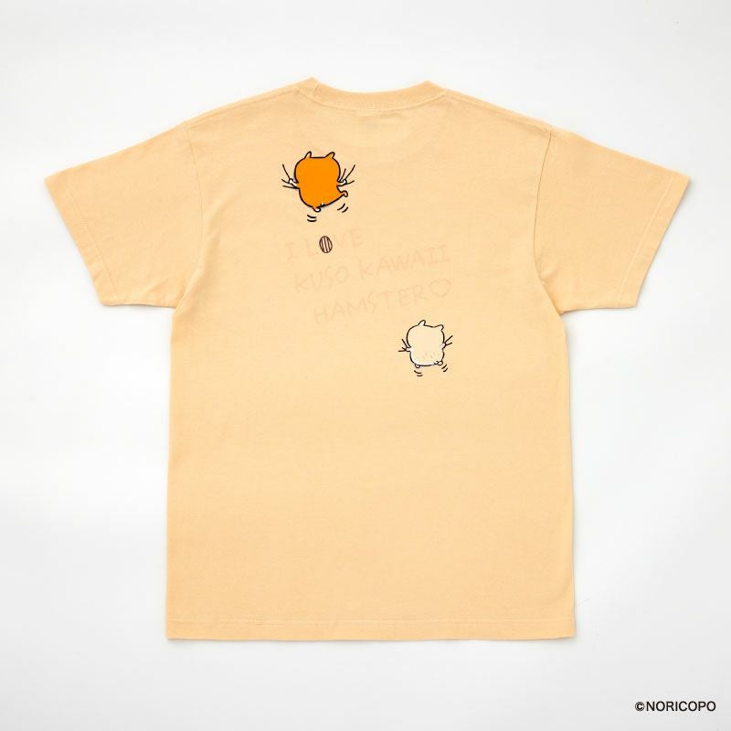 『クソハムちゃん』Tシャツ／クリーム色（ONE-SIZE）2