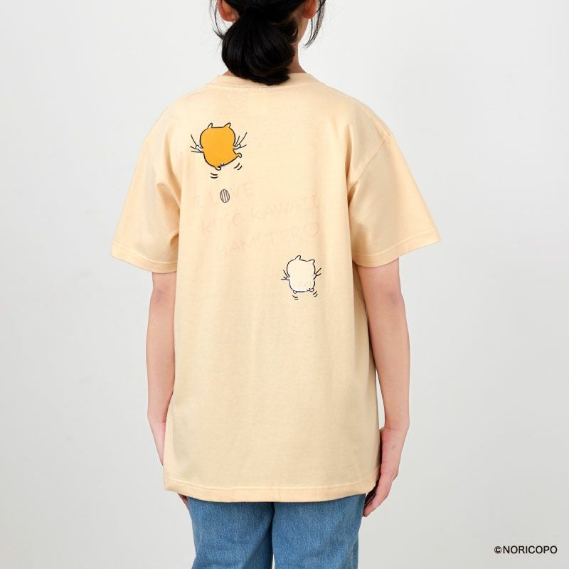 『クソハムちゃん』Tシャツ／クリーム色（ONE-SIZE）4