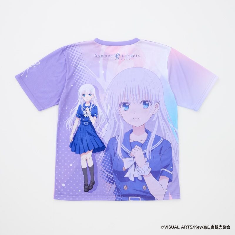 『Summer Pockets』グラフィックTシャツ（鳴瀬しろは）2