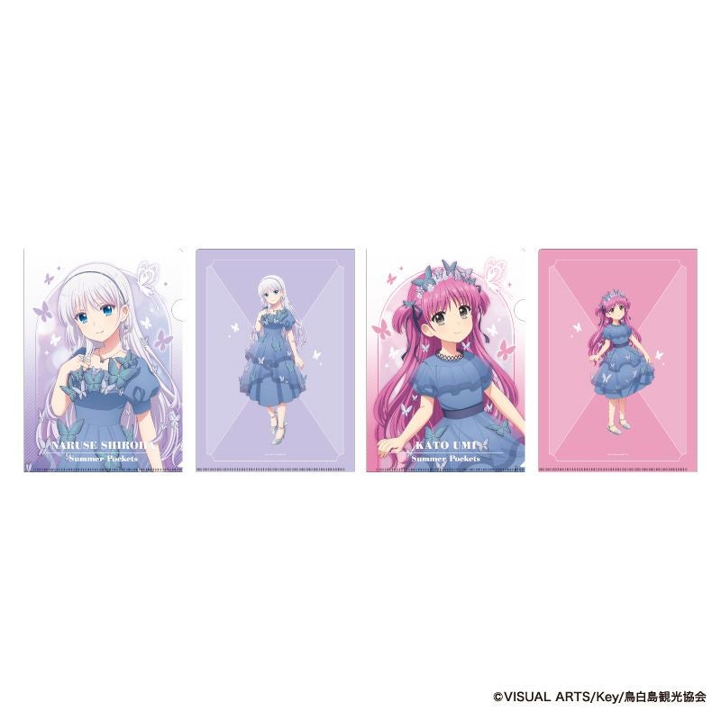 『Summer Pockets』A4クリアファイルセット(鳴瀬しろは&加藤うみ)