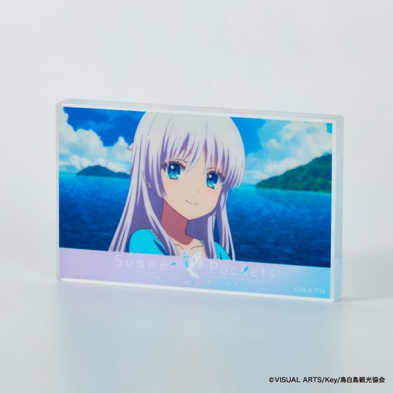 『Summer Pockets』アクリルブロックコレクションA／鳴瀬しろは（全8種）コンプリートBOX6