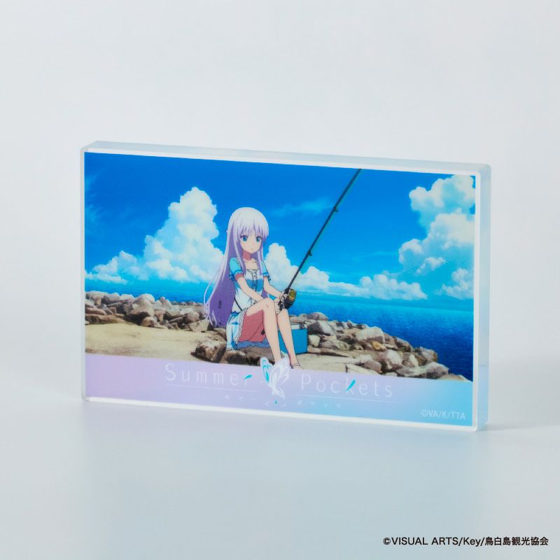 『Summer Pockets』アクリルブロックコレクションA／鳴瀬しろは（全8種）コンプリートBOX9