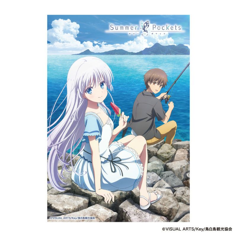 『Summer Pockets』アクリルブロック（鳴瀬しろは）1
