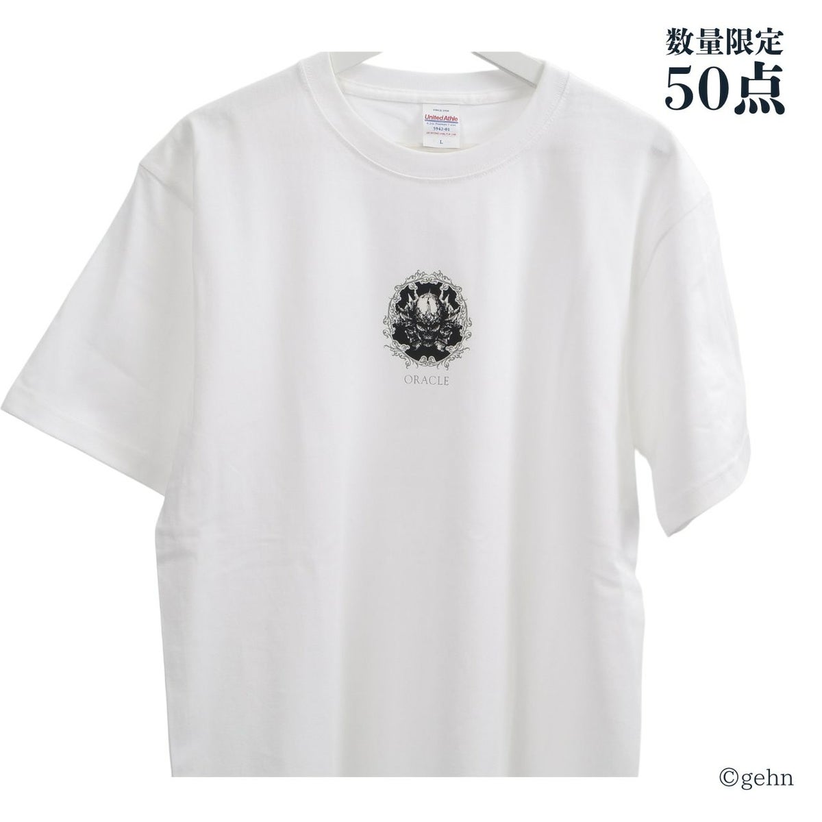 【gehn】オリジナル半袖Tシャツ「三神の銀仮面」（数量限定）1