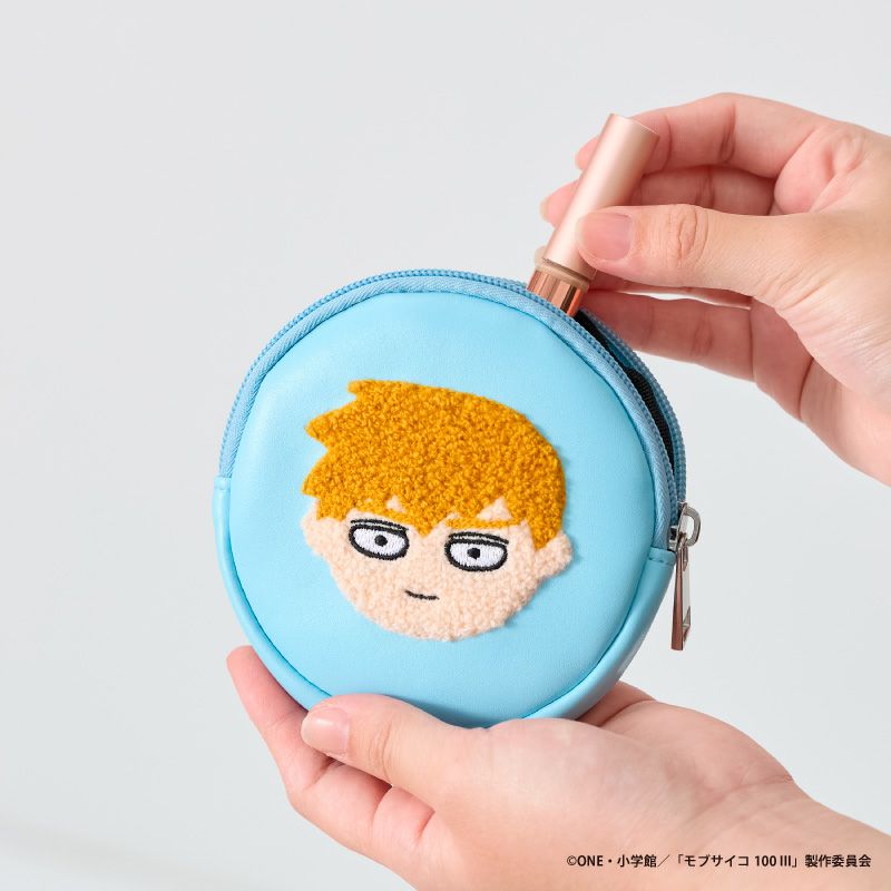 『モブサイコ100 III』サガラ刺繍丸型ポーチB（霊幻新隆）3