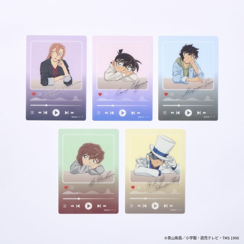 名探偵コナン』トレーディング音楽プレイヤー風クリアカード（全10種