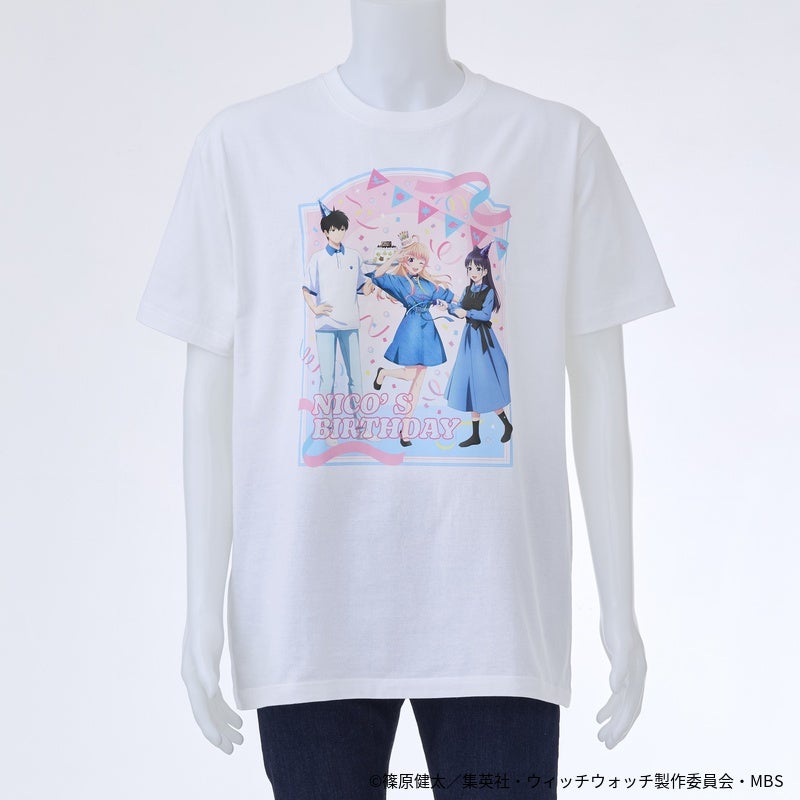 TVアニメ『ウィッチウォッチ』Tシャツ（バースデーパーティーver.)2