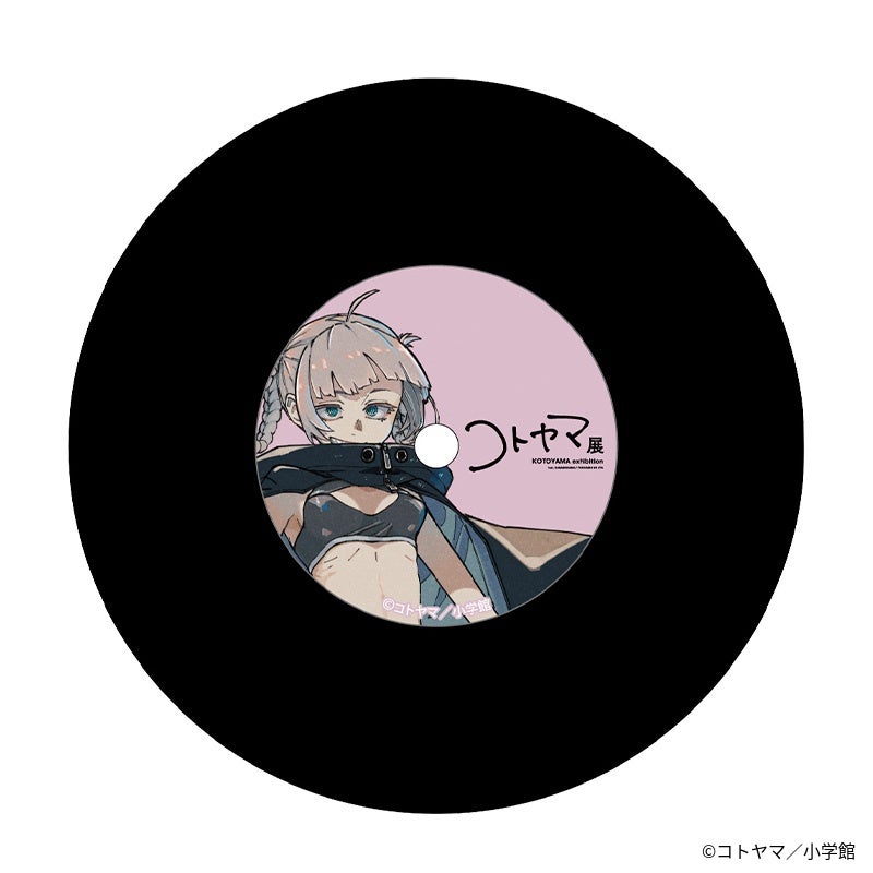 『コトヤマ展』レコード風コースター　七草ナズナ1