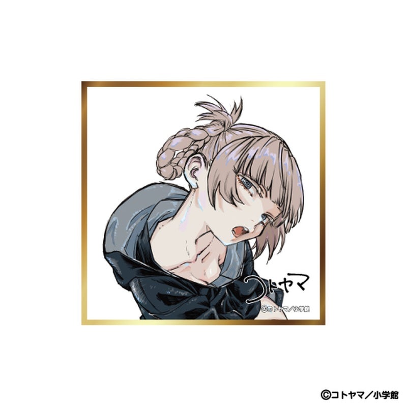 『コトヤマ展』ミニ色紙　枝垂ほたる＆七草ナズナ5