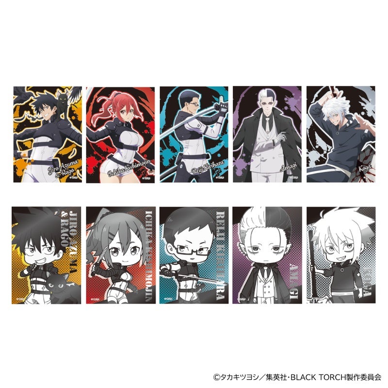 TVアニメ『BLACK TORCH』ランダムメタリックステッカー（全5組/10種）　　※コンプリートBOX1
