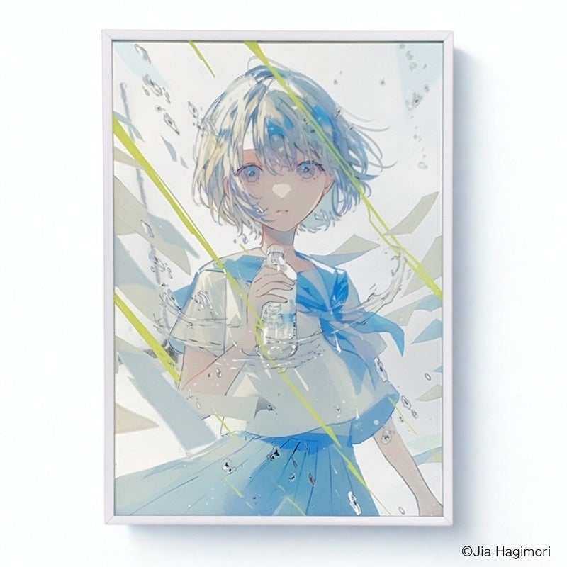 萩森じあ」直筆サイン入り鏡面加工アート - ShoPro Mall公式通販
