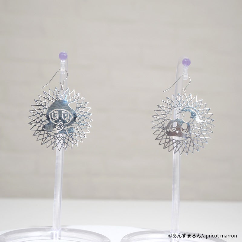 『あんずまろん』オリジナルピアス　ｂｙ　UNIMET4